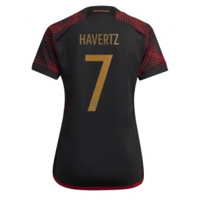 Germany Kai Havertz #7 Replica Away Stadium Shirt for Women World Cup 2022 Short Sleeve